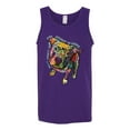 thumbnail image 3 of Dean Russo Some Angels Dog Lover Mens Graphic Tank Top, Purple, 3X-Large, 3 of 6