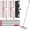 Red & Gray Promist Max Mop, variant on Dual-Action Flip Microfiber Flat Mop Set, 58" Stainless Steel Adjustable Handle with 2 Reusable Pads, Wet Dry Floor Cleaning for O-Cedar ProMist MAX Hardwood Floors