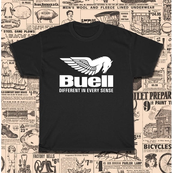 New Buell Motorcycle Logo Men's T-Shirt American Size S-5XL T-Shirt
