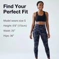 thumbnail image 6 of NELEUS Womens Yoga Leggings for Workout High Waist Ankle Length Tie-Dye Printed with Two Pockets,Snowflake Dot Print,US Size XL, 6 of 8