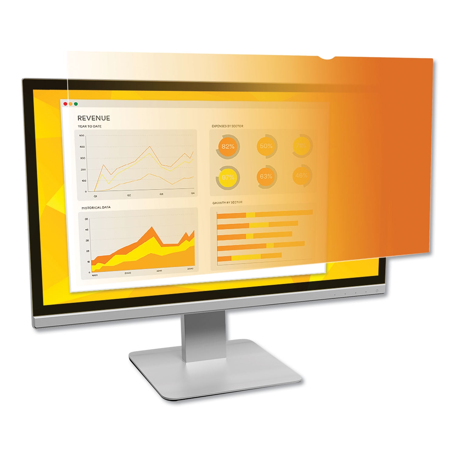 3M 21.5 in. Widescreen Anti-Glare Privacy Filter for Laptop LCD PC