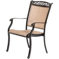 thumbnail image 3 of Hanover Fontana 7-Piece Outdoor Dining Set with 6 Sling Chairs and a 38-In. x 72-In. Cast-Top Table, 3 of 10