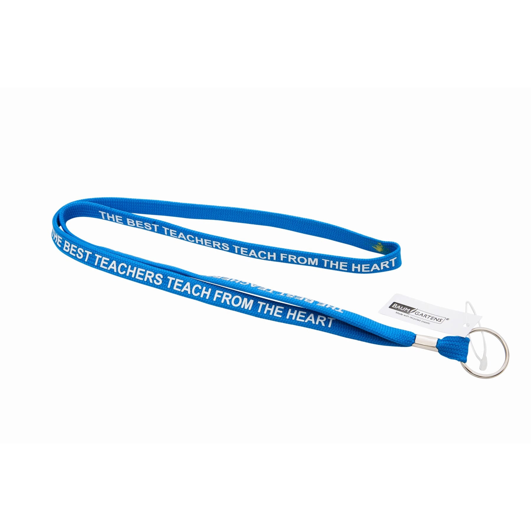 SICURIX Teacher Lanyard, Flat Style, Ring, Pack of 12