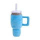 thumbnail image 3 of Juguete chirriante para perros, taza de peluche, juego de ejercicio, entrenamiento, juego interactivo, relleno de agua azul, 3 of 9