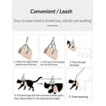 thumbnail image 3 of Small Pet Harness and Leash Set, Adjustable Mesh Vest for Rabbit Ferret Guinea Pig, Escape-Proof Bunny Harness Leash Set, 3 of 9