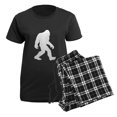 thumbnail image 5 of CafePress - White Bigfoot Silhouette Pajamas - Women's Short Sleeve Print T-Shirt and Pants Dark Cotton Pajama Set, 5 of 7