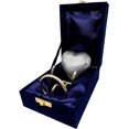 thumbnail image 5 of 5MOONSUN5's Handcrafted Engraved Heart Urn Keepsake Cremation Urn for Human pet Ashes Engraved Urn Heart Shaped Perfect for Adults & Infants Honor Your Loved One. Comes with Brass Stand & Premium Box, 5 of 9