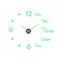 thumbnail image 3 of Modern 3D Stick on Wall clock Silent non Ticking DIY Decor Frameless Funky, 3 of 8