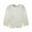 Off-White - ivory, variant on ALFANI Womens Ivory Long Sleeve Jewel Neck Top L