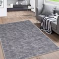 thumbnail image 3 of Living Room Area Rug Large Indoor Washable Rug Non Slip Low Pile Modern Solid Rug Throw Floor Cover Contemporary Rug Accent Rug Carpet for Bedroom Home Decor, 3 of 9