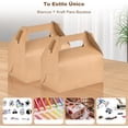 thumbnail image 4 of 50 Cajas de Regalo de Cartón Kraft con Asa, Cajitas para Dulces, Recuerdos y Fiestas (16 x 9 x 8 cm), Ideal para Bodas, Bautizos, Baby Shower, Cumpleaños y Más, 4 of 4