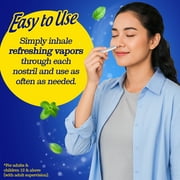 Equate Non-Medicated Vapor Inhaler Stick, Menthol Scent, 3 Count, Compare to Vicks® VapoInhaler™