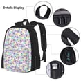 thumbnail image 3 of Balery Butterflies on Polka Dots Mochila Escolar 3 en 1 para Niños - Mochila Resistente con Lonchera Térmica y Estuche - Mochila Escolar para Niños y Niñas, 3 of 7