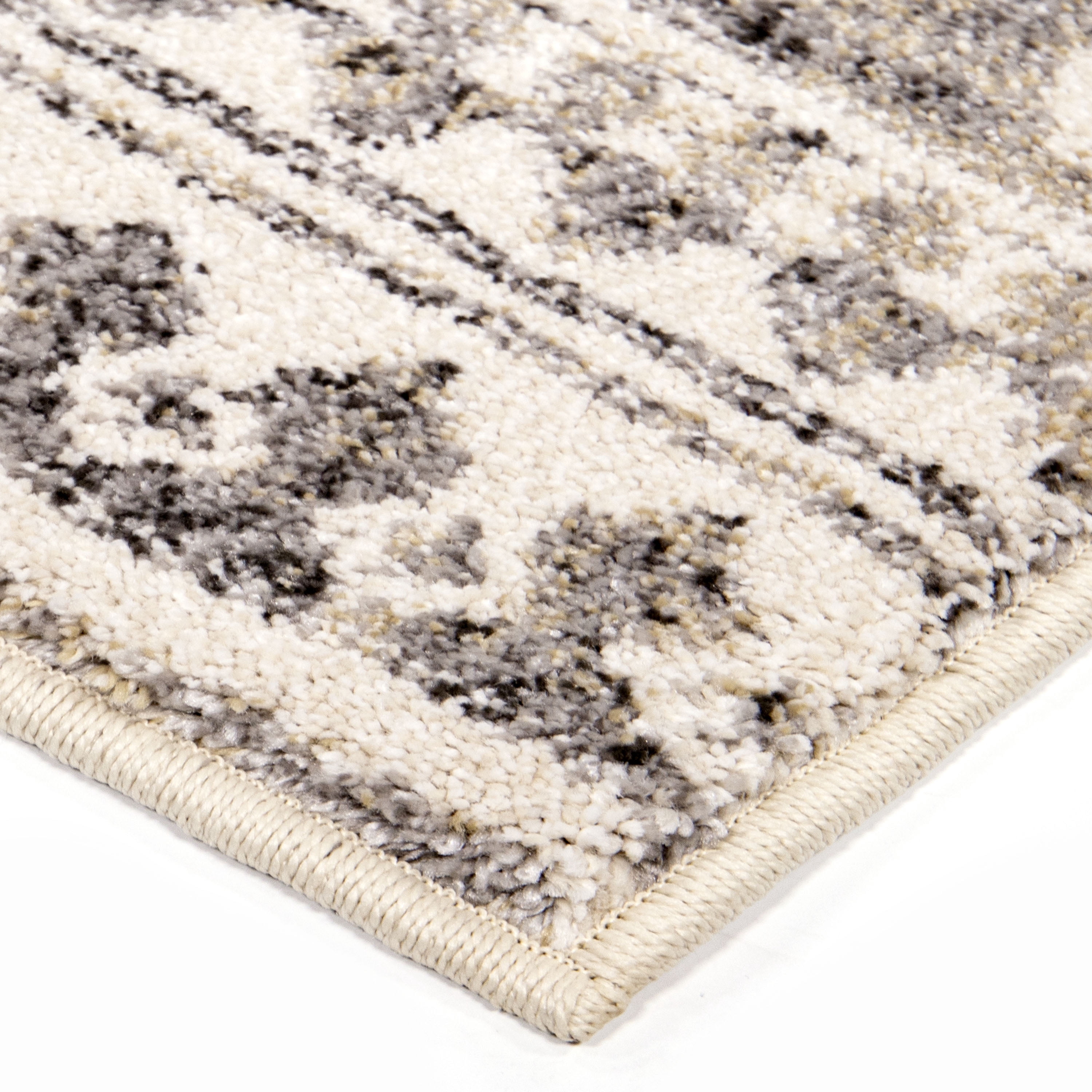 My Texas House Delilah 9' X 13' Light Grey Geometric Area Rug