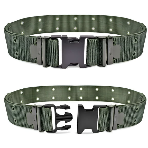 TELOLY Belts for Women Men'S Outdoor Sports Military Tactical Nylon Waistband Canvas Web Belt