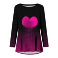 thumbnail image 4 of Qertyioot Cadeau de la Saint-Valentin! Blouse Décontractée à Manches Longues et Col Rond pour Femmes, Imprimé St. Patrick, 4 of 5