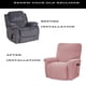 thumbnail image 4 of Funda elástica para sillón de relajación, funda para sillón, protector de sillón de 4 piezas, funda elástica para sillón de TV, tumbona, mecedora, sillón de relajación, 4 of 7