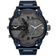 thumbnail image 3 of Men Watch Large Dial Double Movement Rubber Coated Steel Belt Quartz Watch, 3 of 5