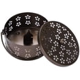 thumbnail image 5 of Soporte clásico para bobina de mosquitos, soporte de incienso para humo, incensario portátil, quemador de incienso de reflujo de metal, estufa de carbón con cubierta para asa, caja para mosquitos,, 5 of 5