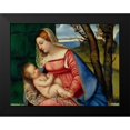 thumbnail image 2 of Tiziano 24x19 Black Modern Framed Museum Art Print Titled - Madonna and Child, 2 of 5