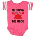 thumbnail image 3 of Inktastic My Papaw Loves Me Boys or Girls Baby Bodysuit, 3 of 5