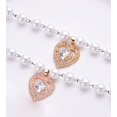 thumbnail image 3 of Pet Cat Dog Necklace Jewelry with Bling Pearls Rhinestones Charm for Pets Cats Small Dogs - Rose gold, 3 of 5