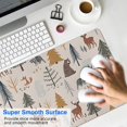 thumbnail image 4 of Long Mouse Pads for Desk,Beige Christmas Forest Animal Pattern Desk Mats on Top Of Desks, Desk Mouse Pad Extra Large with 3mm Non-Slip Base and Stitched Edge for Gaming,Office,Work,Home 35.4x15.7in, 4 of 5
