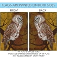 thumbnail image 5 of Toland Home Garden Night Owl Bird Fall Flag Double Sided 12x18 Inch, 5 of 5