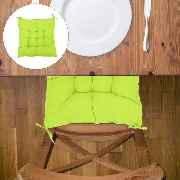 MUSEYA 4pcs Chair Cushion Cotton Light Green Pressure Relief Indoor Lover