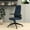 Blue Leather, variant on LeisureMod Ergonomic Office Chair High-Back Leather Computer Chair with Padded Headrest Adjustable Height Swivel and Tilt Desk Chair and Double Wheel Casters Nexa Collection in White
