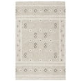 thumbnail image 6 of SAFAVIEH Micro-Loop Aditya Abstract Geometric Area Rug, Grey/Ivory, 5' x 5' Round, 6 of 6