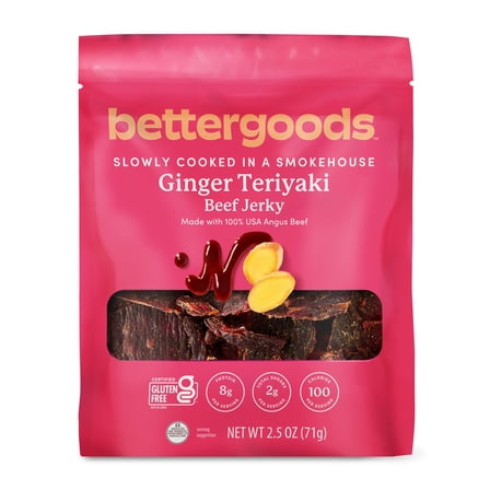 bettergoods Ginger Teriyaki Beef Jerky, 2.5 oz