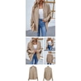 thumbnail image 2 of Kukuzhu Women's Shawl Collar Open Front Batwing Cardigan Sweaters Oversized Knit Jumpers, 2 of 2