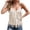White, variant on Boho Fringe Tank Top for – Lightweight Western Style Sleeveless Camisole Designed for Summer Casuals and Festival Wear Beaded Tops for Women Bodysuit Tall Women Cropped Top Compression
