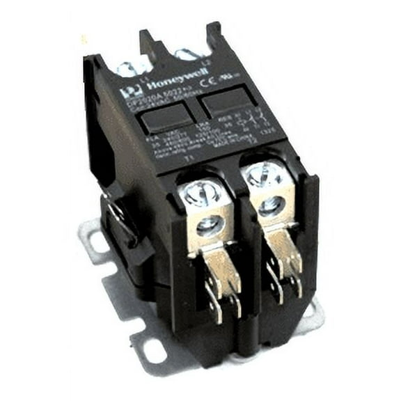 Resideo DP2020A5022 24 Vac 2 pole Definite Purpose Contactor (20 A), replacement for 45CG20AJ, DP2020A5021