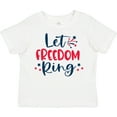 thumbnail image 3 of Inktastic 4th of July Let Freedom Ring with Stars Boys or Girls Toddler T-Shirt, 3 of 5