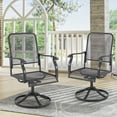 thumbnail image 1 of AECOJOY Swivel Chairs Set of 2 Patio Dining Rocker Chair Rocking Patio Furniture for Garden Backyard Bistro, 1 of 7