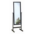 thumbnail image 1 of Monarch Specialties Mirror, Full Length, Standing, Floor, 60" Rectangular, Dressing, Bedroom, Wood, Brown, Contemporary, Modern, 1 of 2