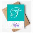 thumbnail image 1 of Ice Idea Letters Art Deco Fashion Welcome Back Greeting Cards Envelopes Blank, 1 of 3