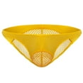 thumbnail image 2 of Homenesgenics Underwear for Women Plus Size under $10 Men's Erotic Underwear Semi Transparent Sexy Mesh Pants Yellow One Size, 2 of 4