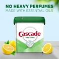 thumbnail image 3 of Cascade Free & Clear Lemon Essence Dishwasher Detergent Gel 75 oz, 3 of 5