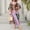 Purple#2, variant on Women’s Kaftan Beach Cover Up Dress V Neck Batwing Sleeve Lightweight Plus Size Maxi
