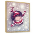 thumbnail image 2 of Designart Cadre Flottant d'Art pour Enfants Fille Fée Hiver de Noël, 2 of 4