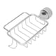 thumbnail image 5 of Estante de almacenamiento para grifo de cocina, soporte para esponja, escurridor colgante con estante para toallas para fregadero de cocina, 5 of 8