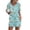 Blue Flower, variant on Ekouaer Womens 2-Piece Pajama Set Soft Short Sleeve Lounge Set with Pocket