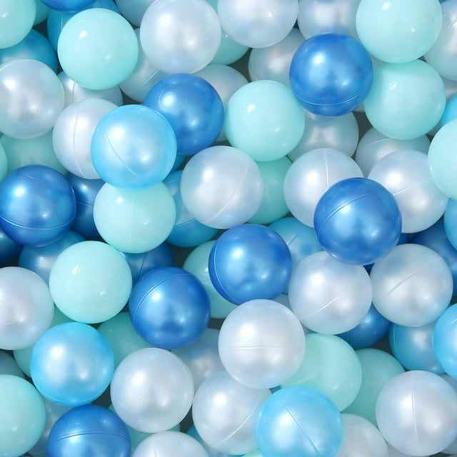 Bolas para Piscina de Pelotas STARBOLO Perla 4 Colores Azules 50 piezas para Niños