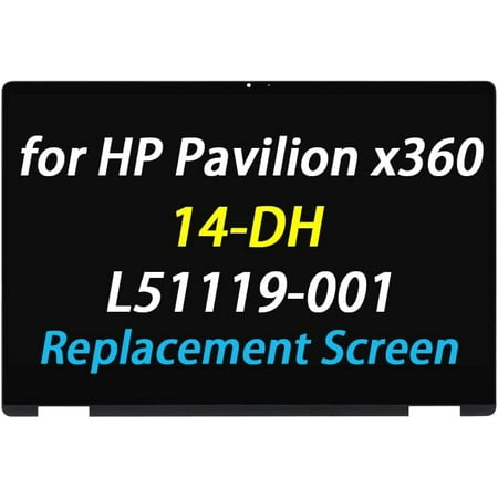 Screen Replacement 14" for HP Pavilion X360 14M-DH0003DX 14M-DH1003DX FHD 1920X1080 LED LCD Display Digitizer Touch Screen