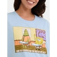thumbnail image 4 of SpongeBob SquarePants Women's Graphic Tee with Short Sleeves, Sizes XXS-XXL, 4 of 4