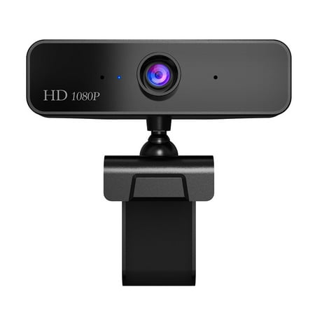 Webcam USB Camera Digital Full HD 1080P Web Cam with Microphone Clip-On 2.0 Megapixel PC Camera for Computer