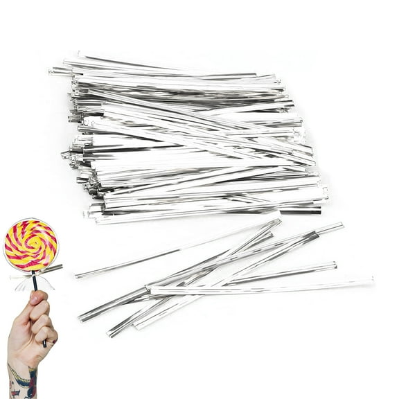 Twist Ties for Bags Ties 760 Pcs Bag Twist Ties for Cord Twist Bread Ties Twist Ties Heavy Duty Bread Ties Wire Twist Ties for Household and Office Use,silvery